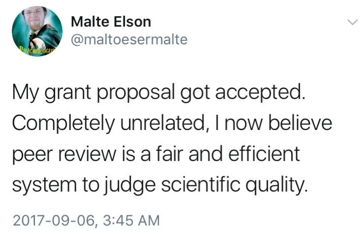 peer review meme