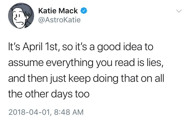 April Fools Day meme