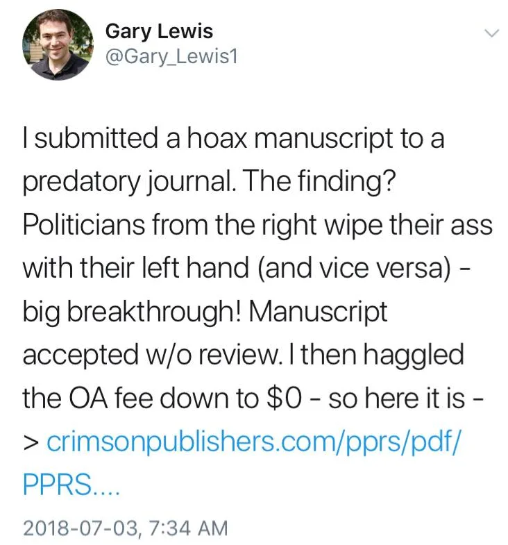 predatory journal meme