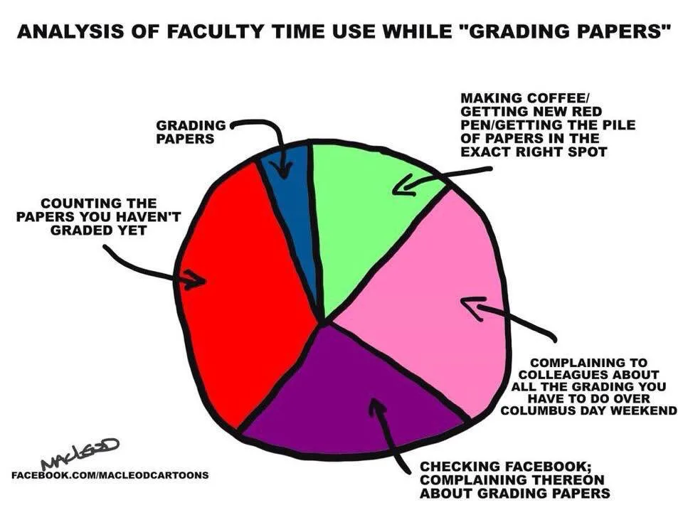 grading papers meme