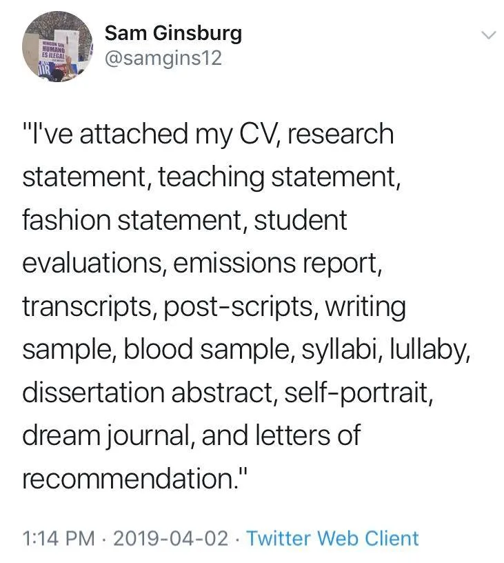 CV meme