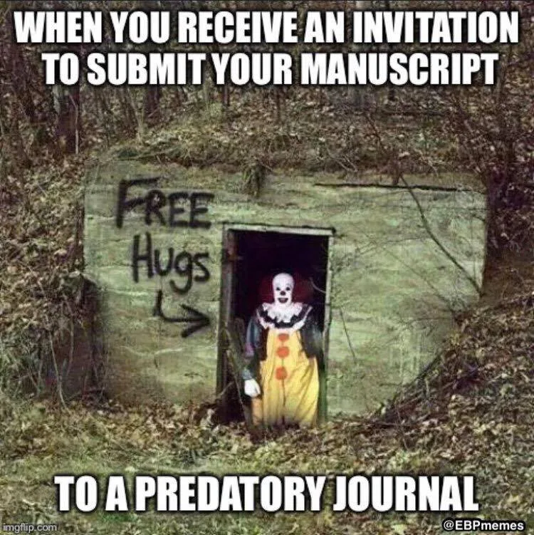predatory journal meme