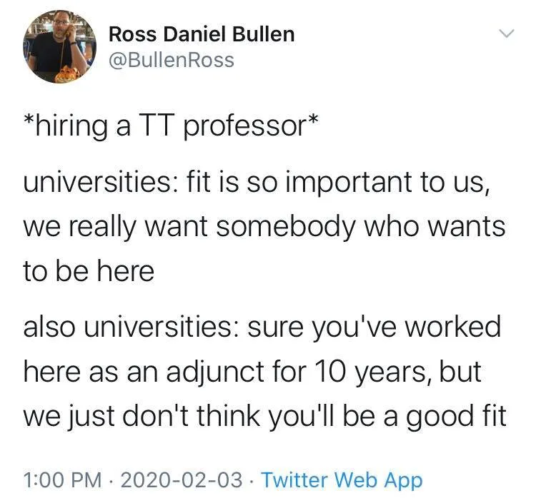 adjunct meme