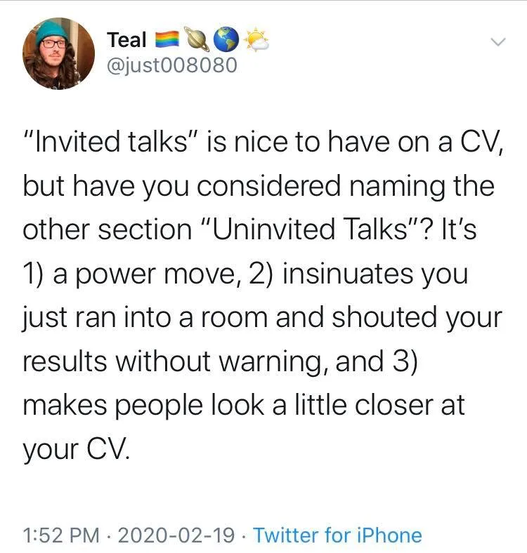 CV meme