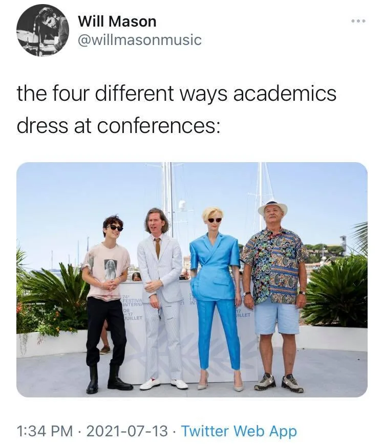 academic conference meme