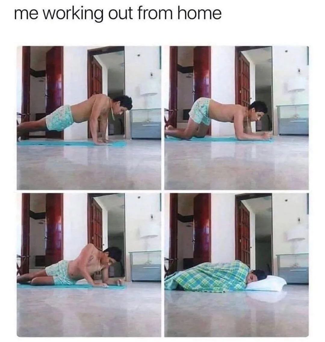 working remotely meme