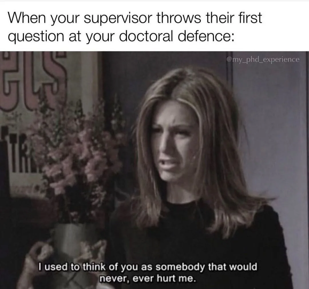 dissertation defense meme