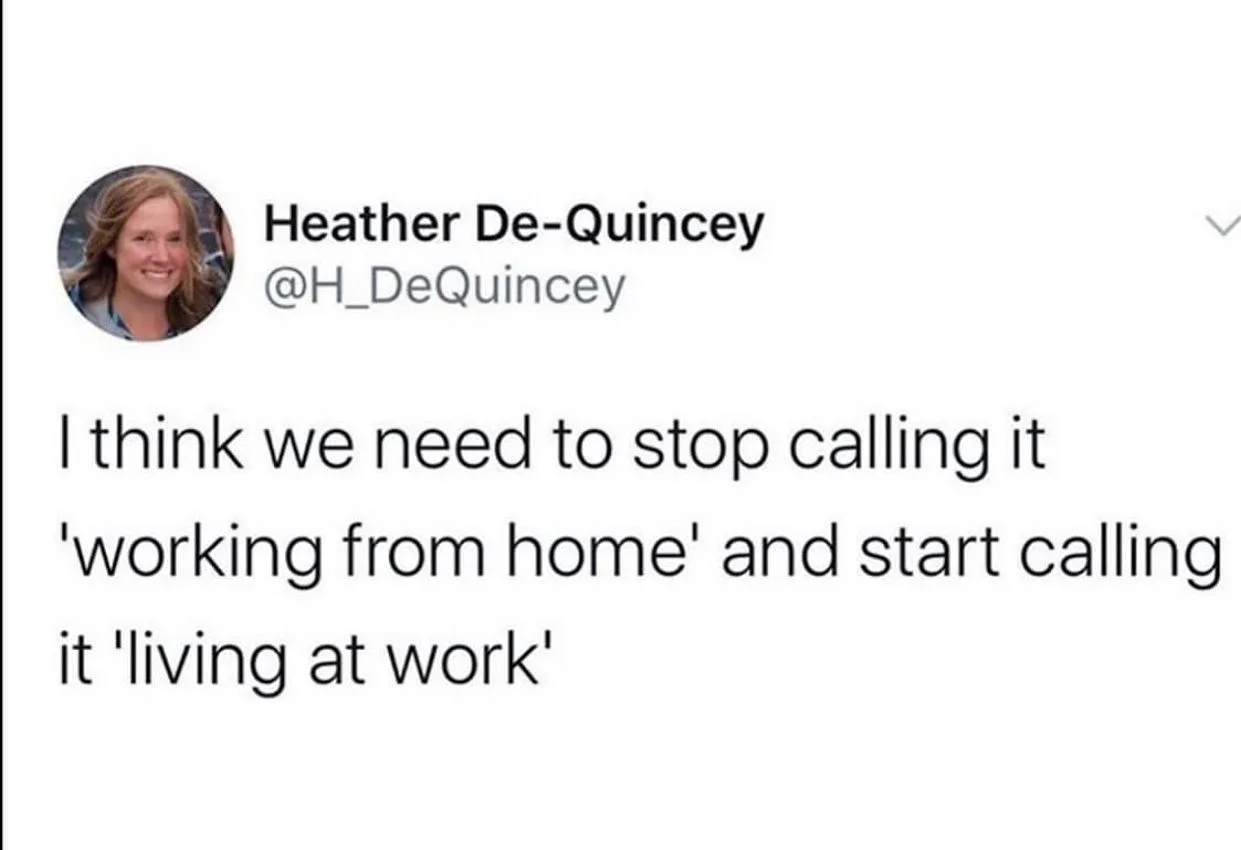 working remotely meme