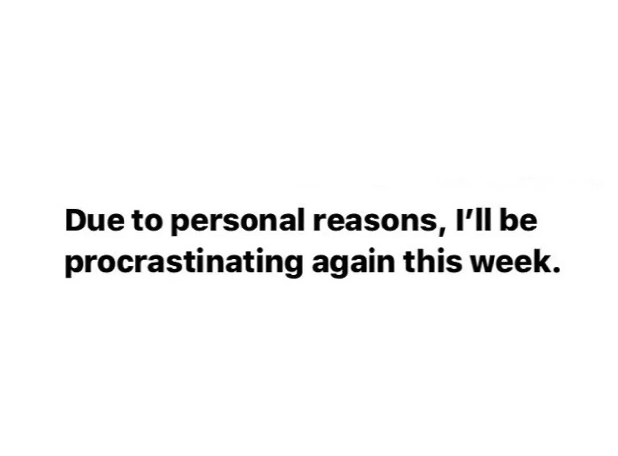 procrastination meme