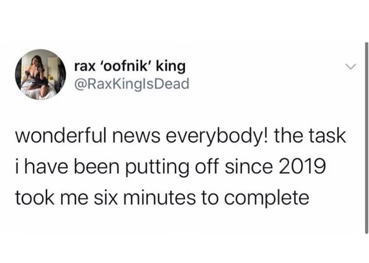 procrastination meme