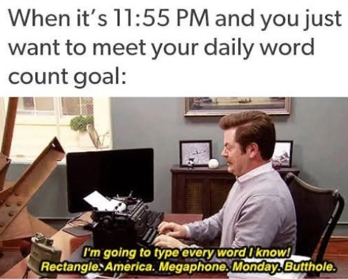 writing meme
