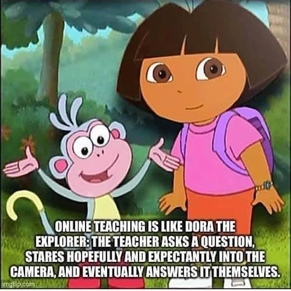 online learning meme