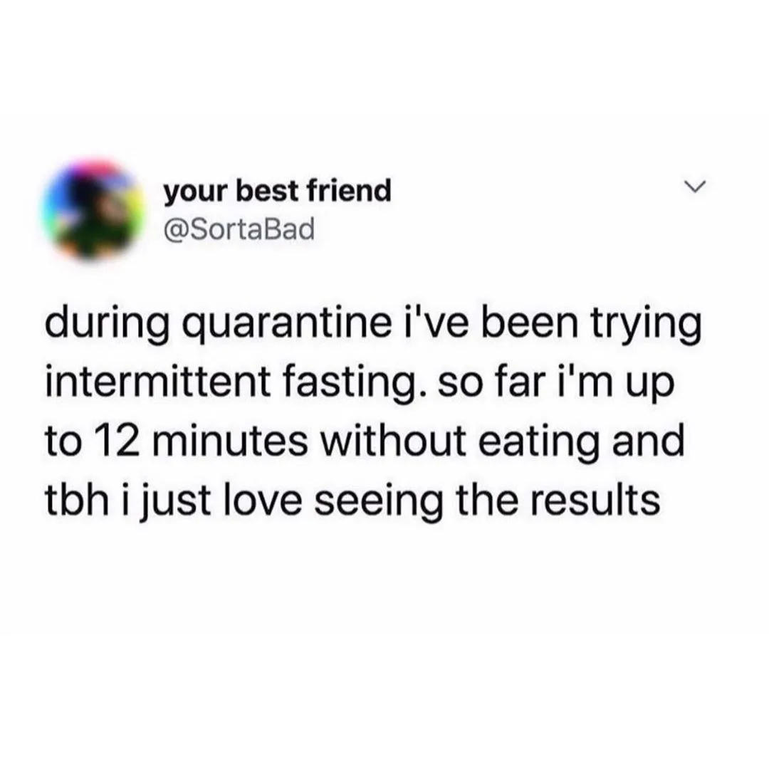 fasting meme