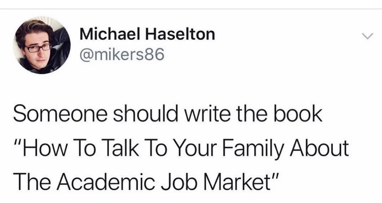 academic job market meme