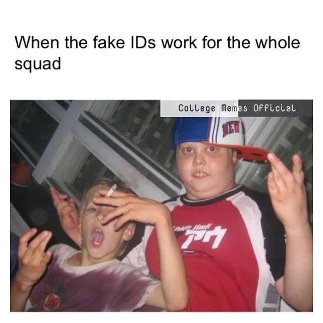 fake ID meme