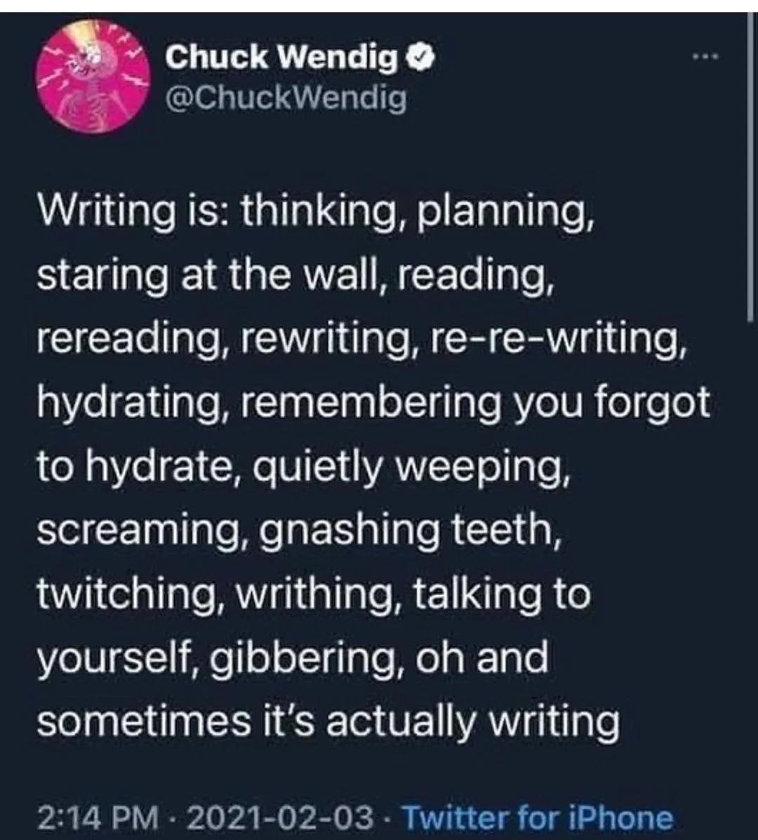 writing meme