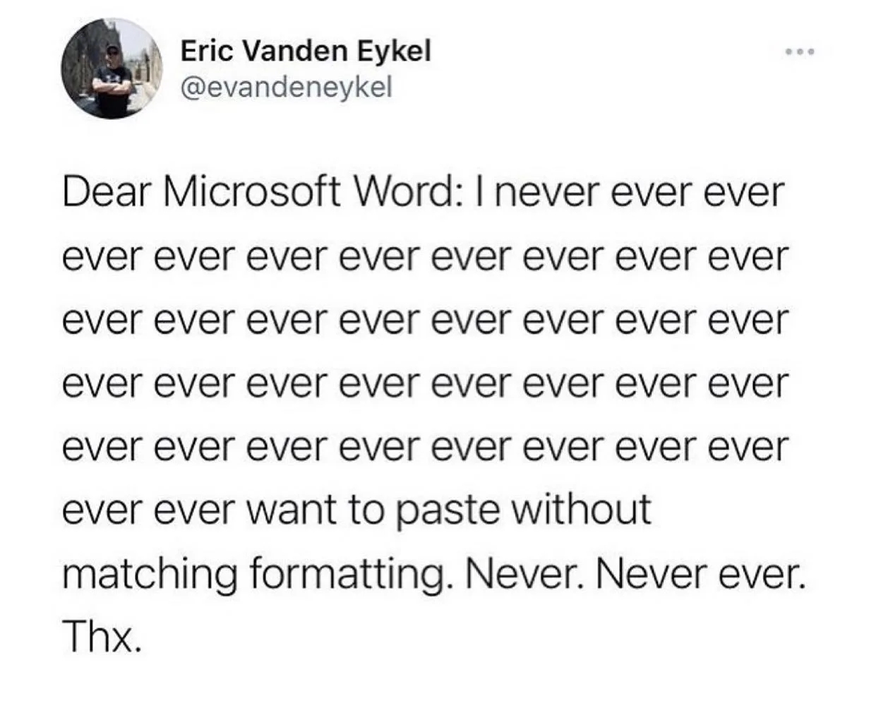 Microsoft Word meme