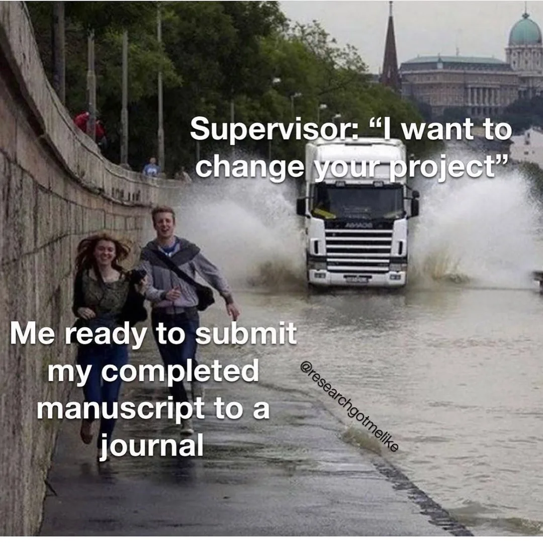 doctoral advisor meme