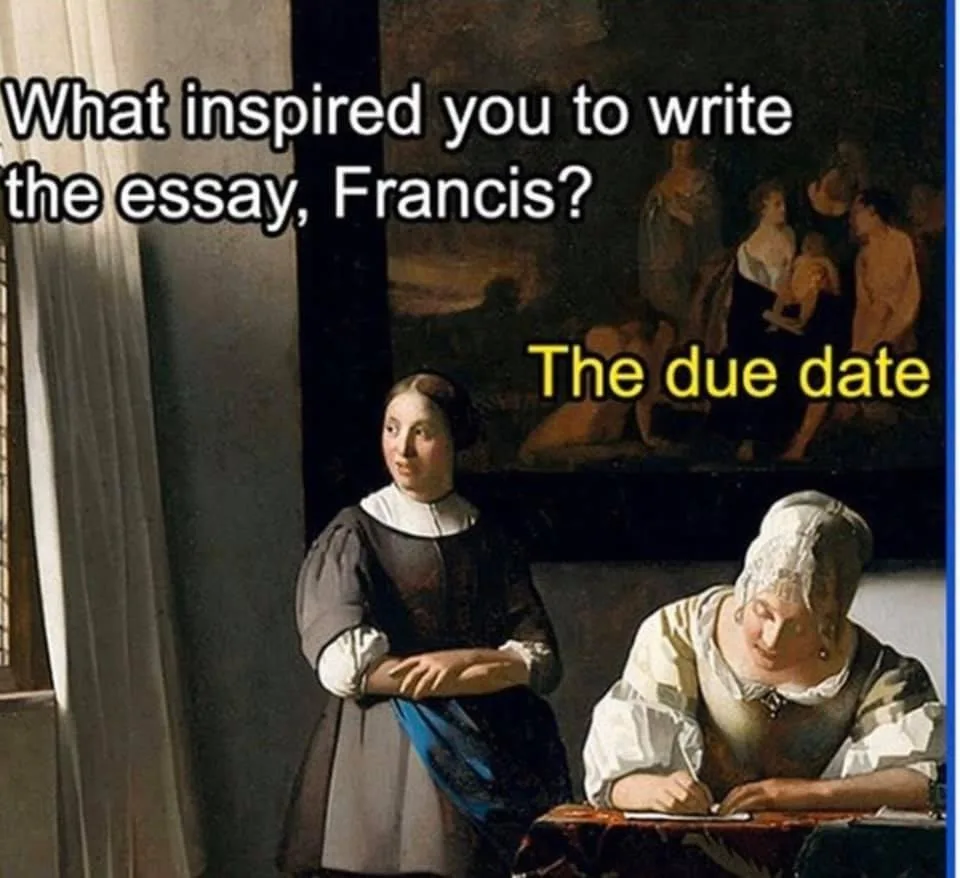 writing meme