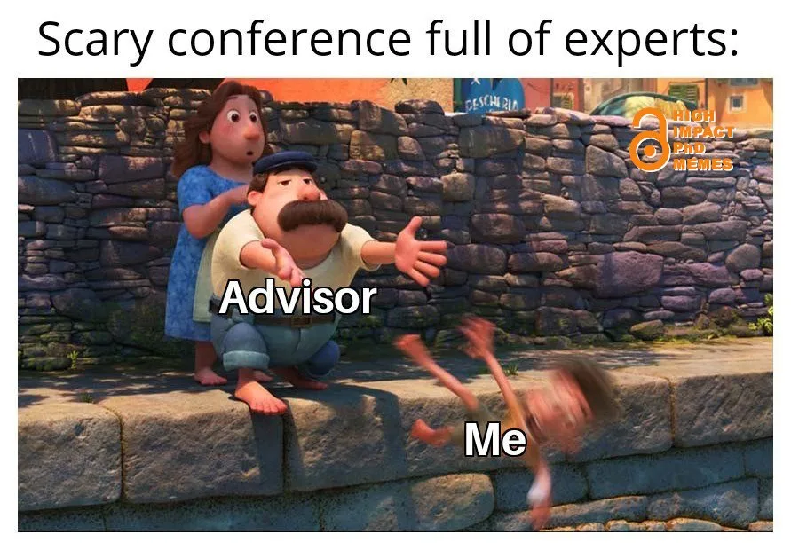 academic conference meme