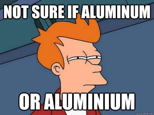 aluminium meme