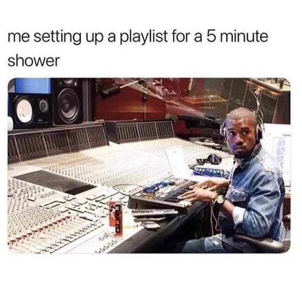 listening to music meme