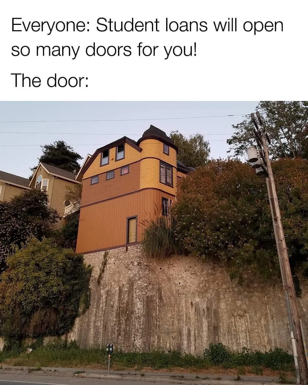 student debt meme