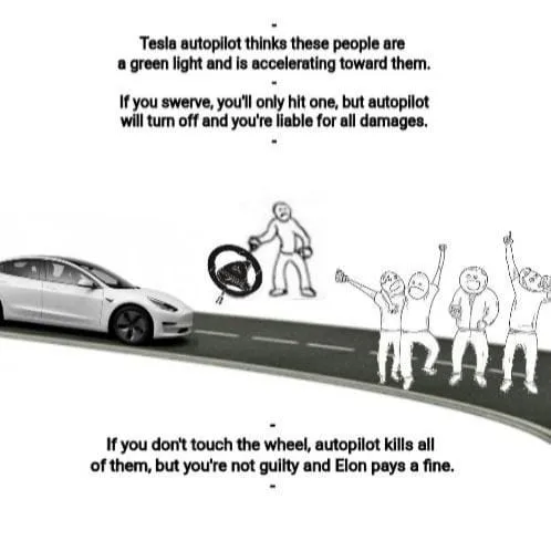 self-driving car meme