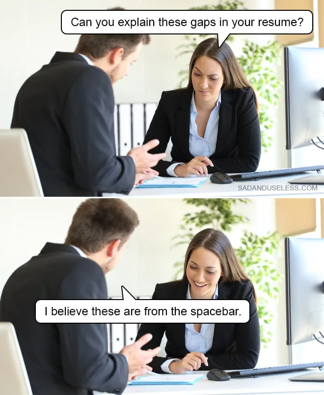 resume meme