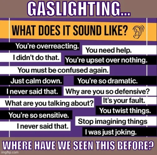 gaslighting meme