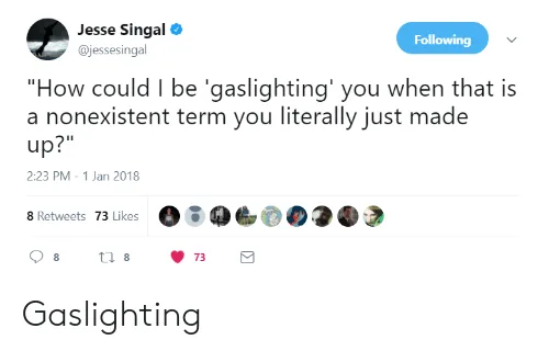 gaslighting meme