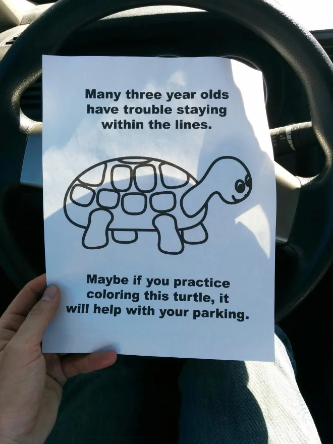 parallel parking meme