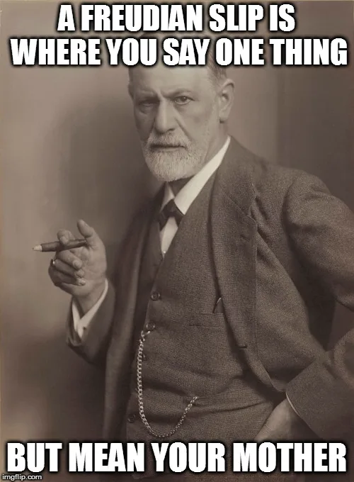 Freudian slip meme