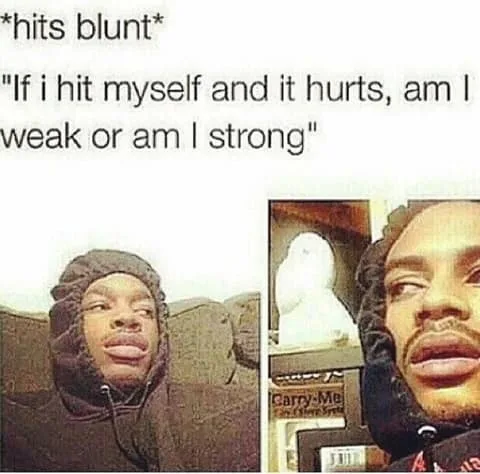 weakness meme