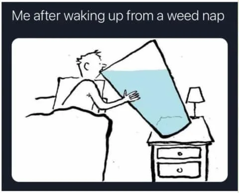 drinking water meme