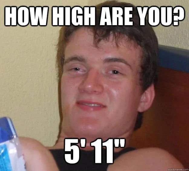 getting high meme