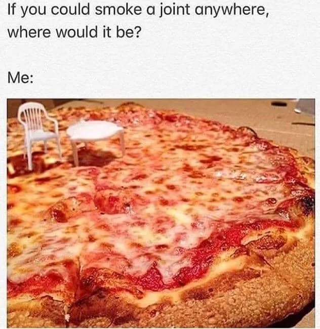 smoking weed meme