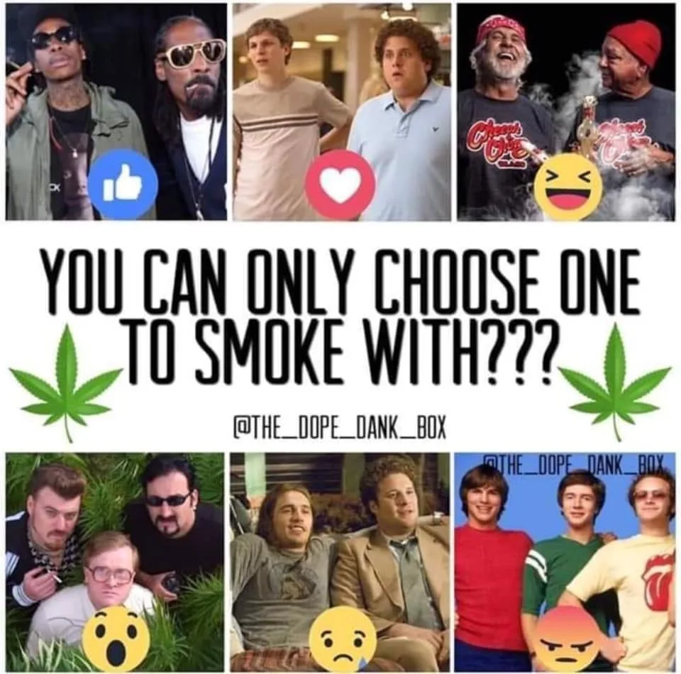 smoking weed meme