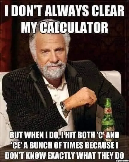 calculator meme
