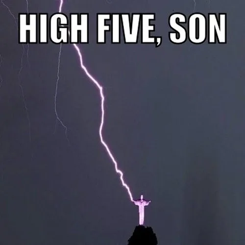 lightning meme