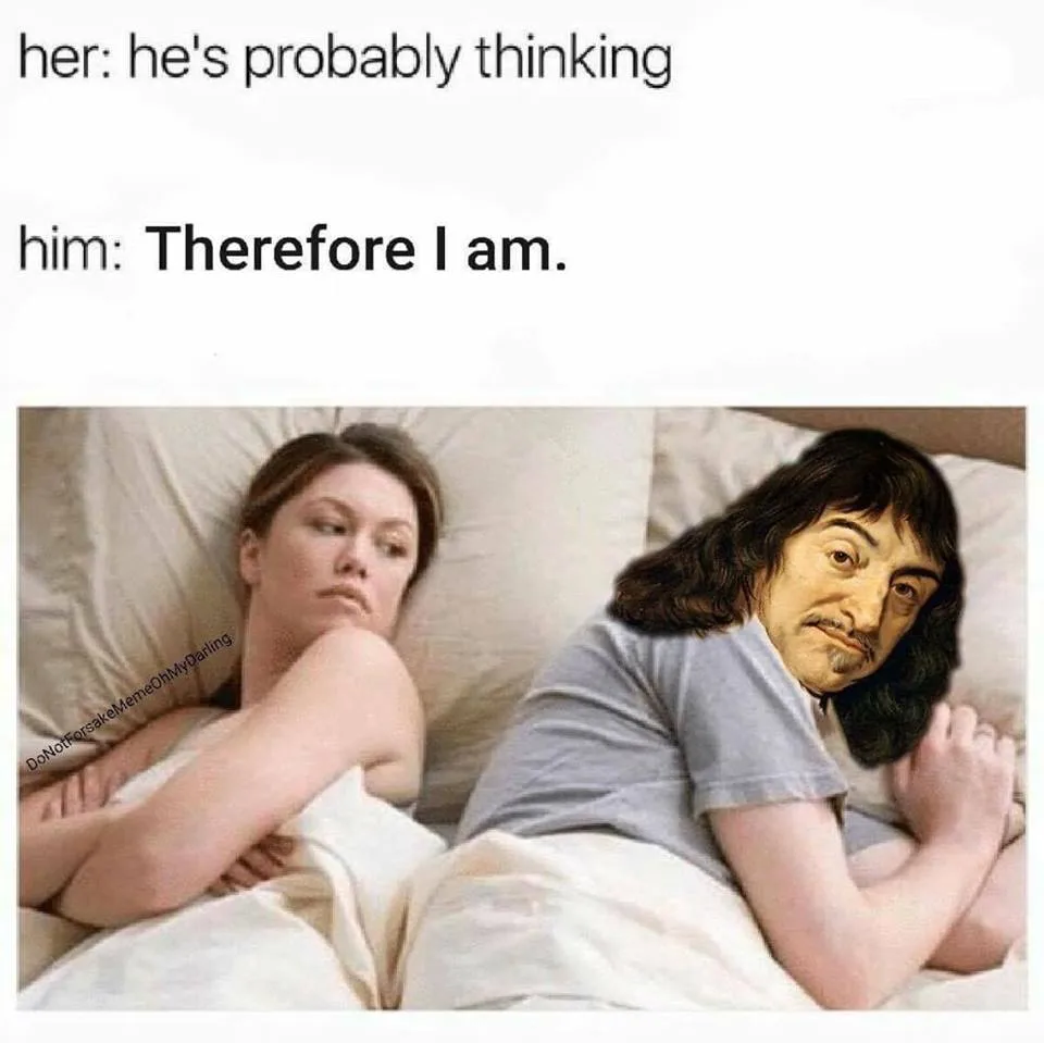 Rene Descartes meme