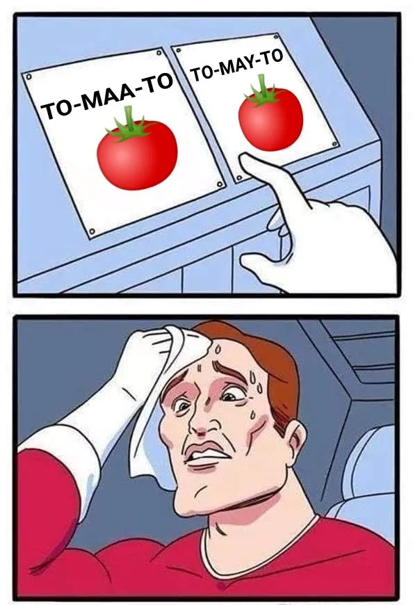 pronunciation meme