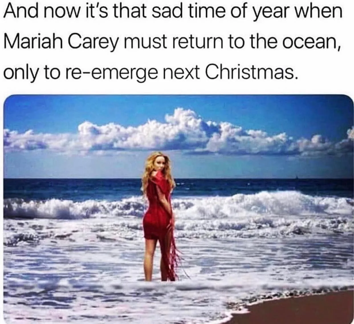 Christmas music meme