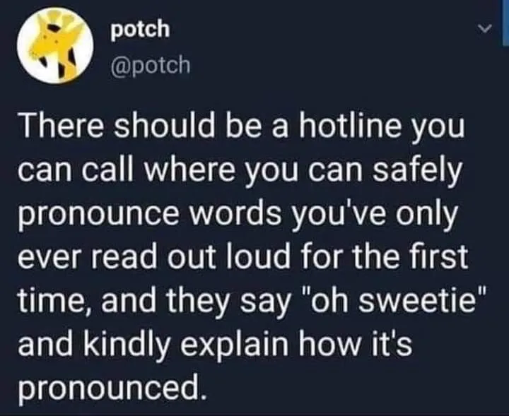 pronunciation meme