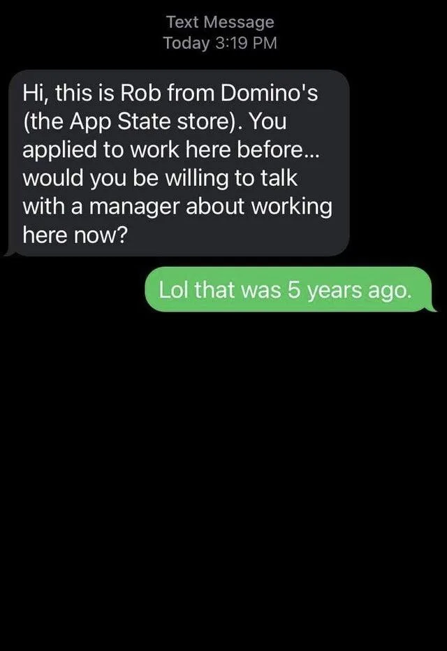 job application meme