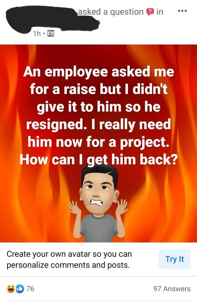 resigning meme