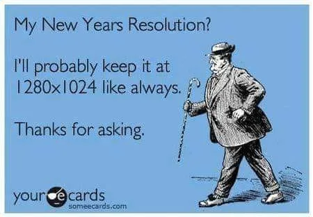 resolution meme