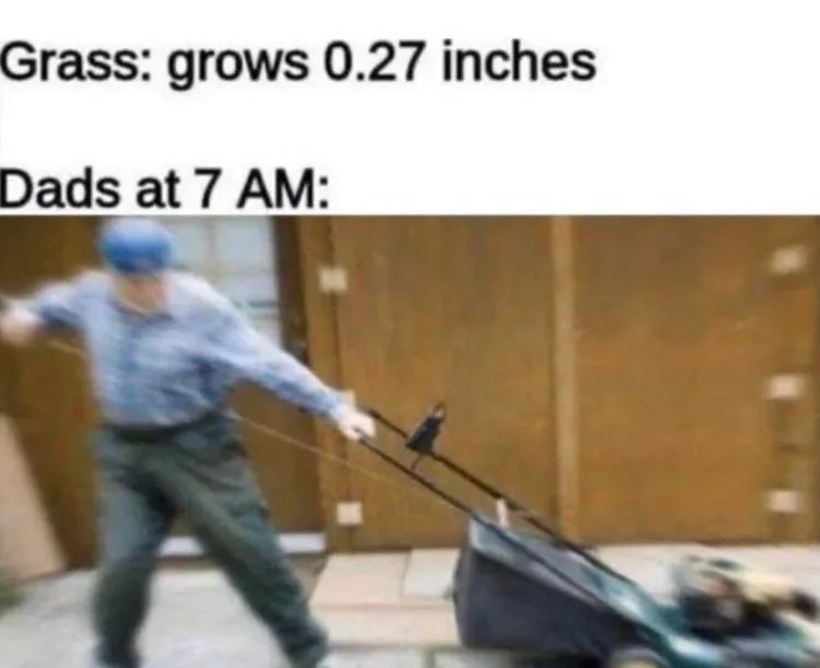 lawnmower meme