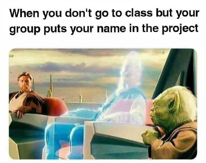 group project meme