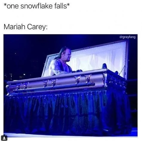 Christmas music meme